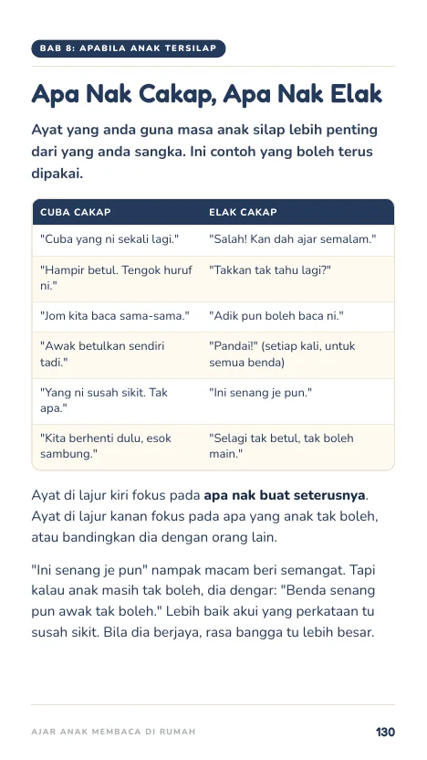 Apa Nak Cakap, Apa Nak Elak